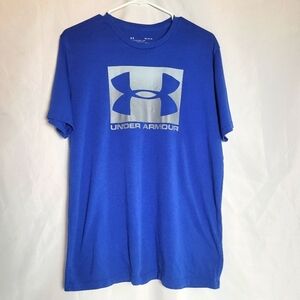 Under Armour HeatGear Athletic Men's Tshirt Size Medium Blue